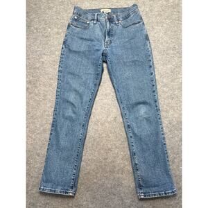 Madewell Perfect Vintage Straight Jeans Women’s 27 Blue Medium Wash High Rise